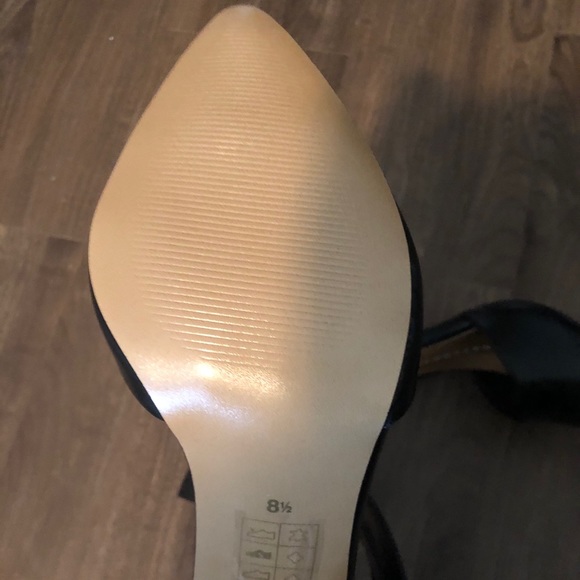 Dolce Vita Odetta Black Leather New Women’s ankle strap heel 8.5 - Picture 8 of 10